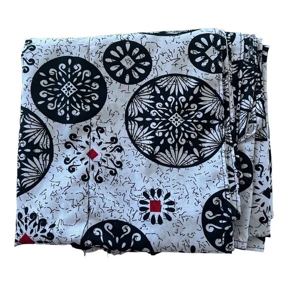 Metropolitan Kaftan Maxi Dress Women Onesize‎ Black White Circular Graphi… - Picture 9 of 9